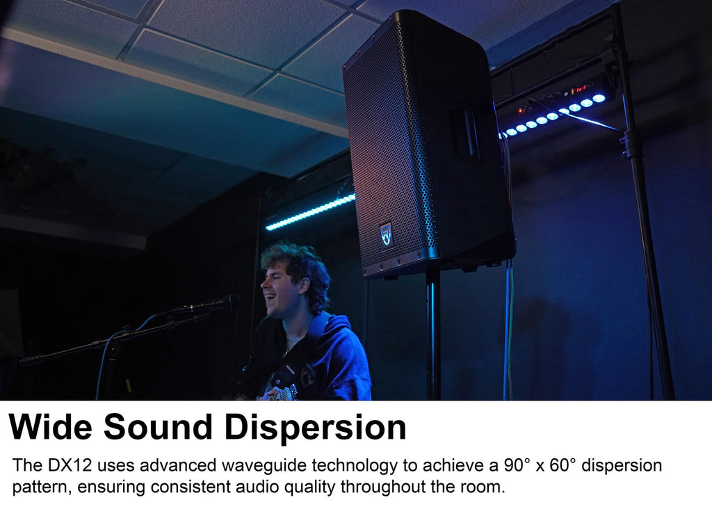 12" Powered DJ PA Speaker with Stand Q34238
