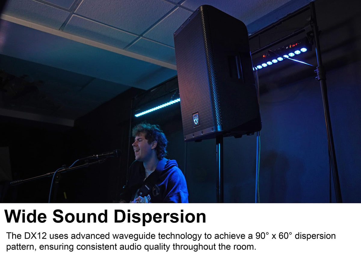 12" Powered DJ PA Speaker with Stand Q34238