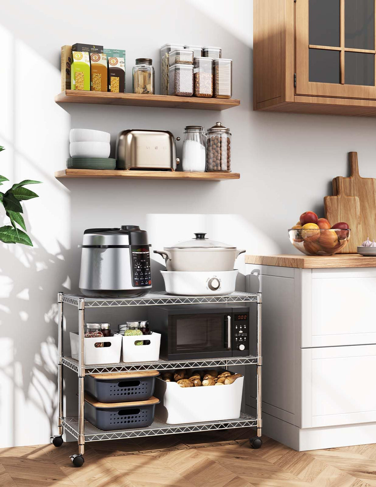 3 Tier Chrome Shelving Unit G685996