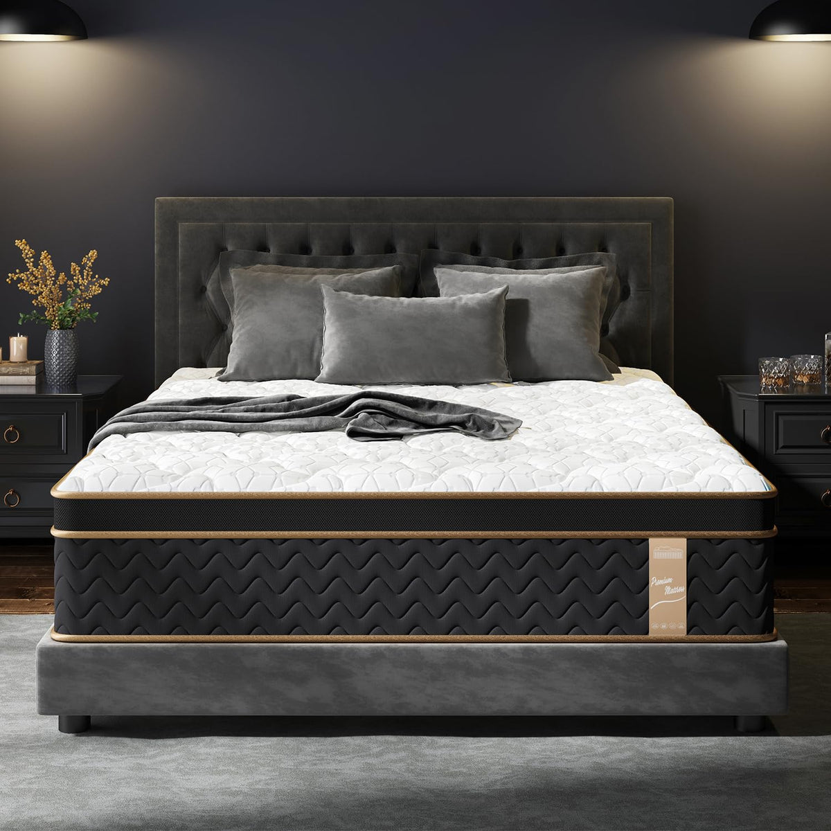 12 Inch Cooling Hybrid Mattress H95926