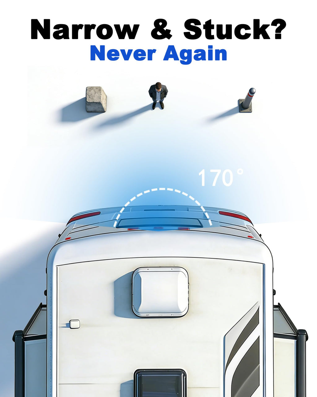 1080P Magnetic Wireless Backup Camera D9239
