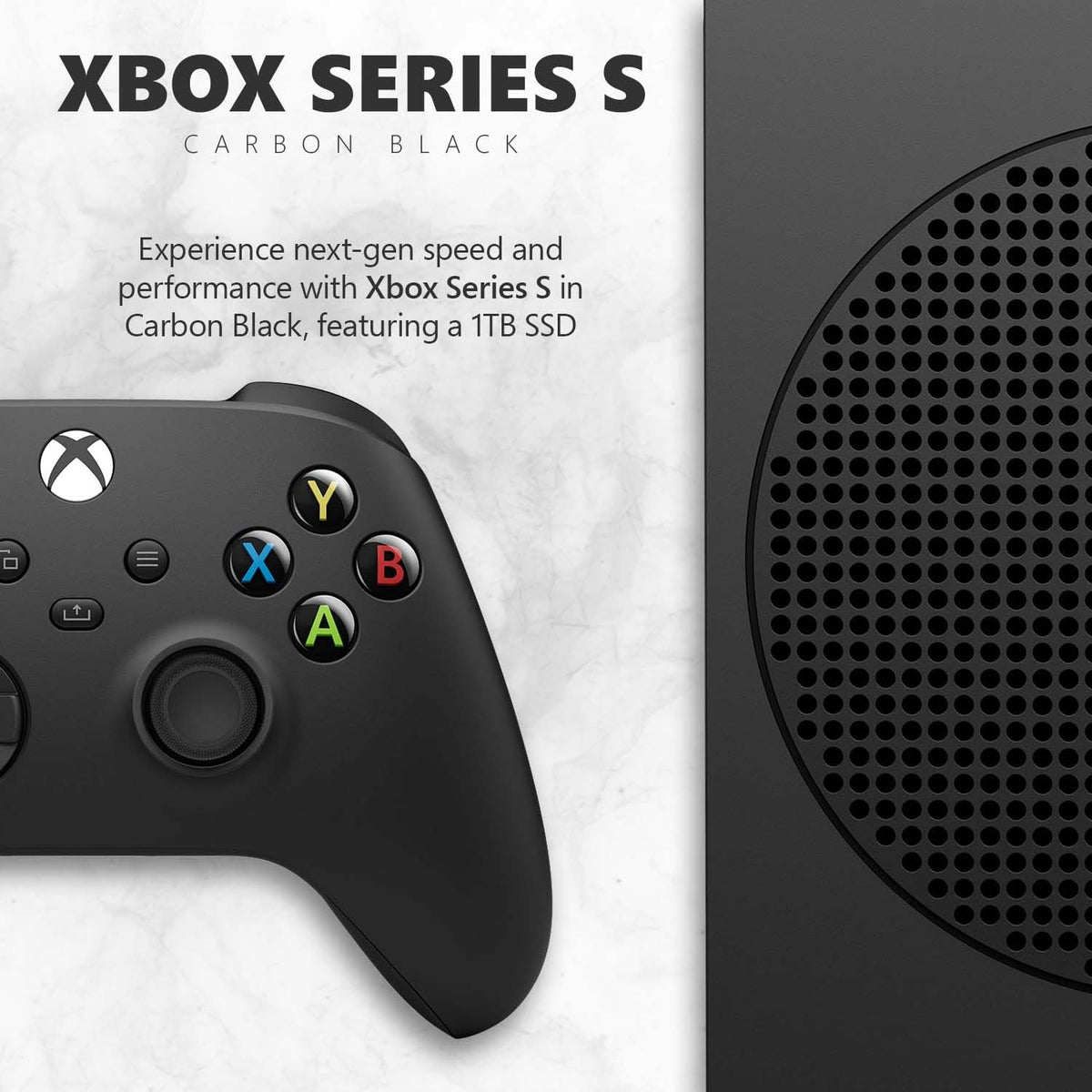 Xbox Series S 1TB SSD Console Carbon Black Wireless Controller Z248