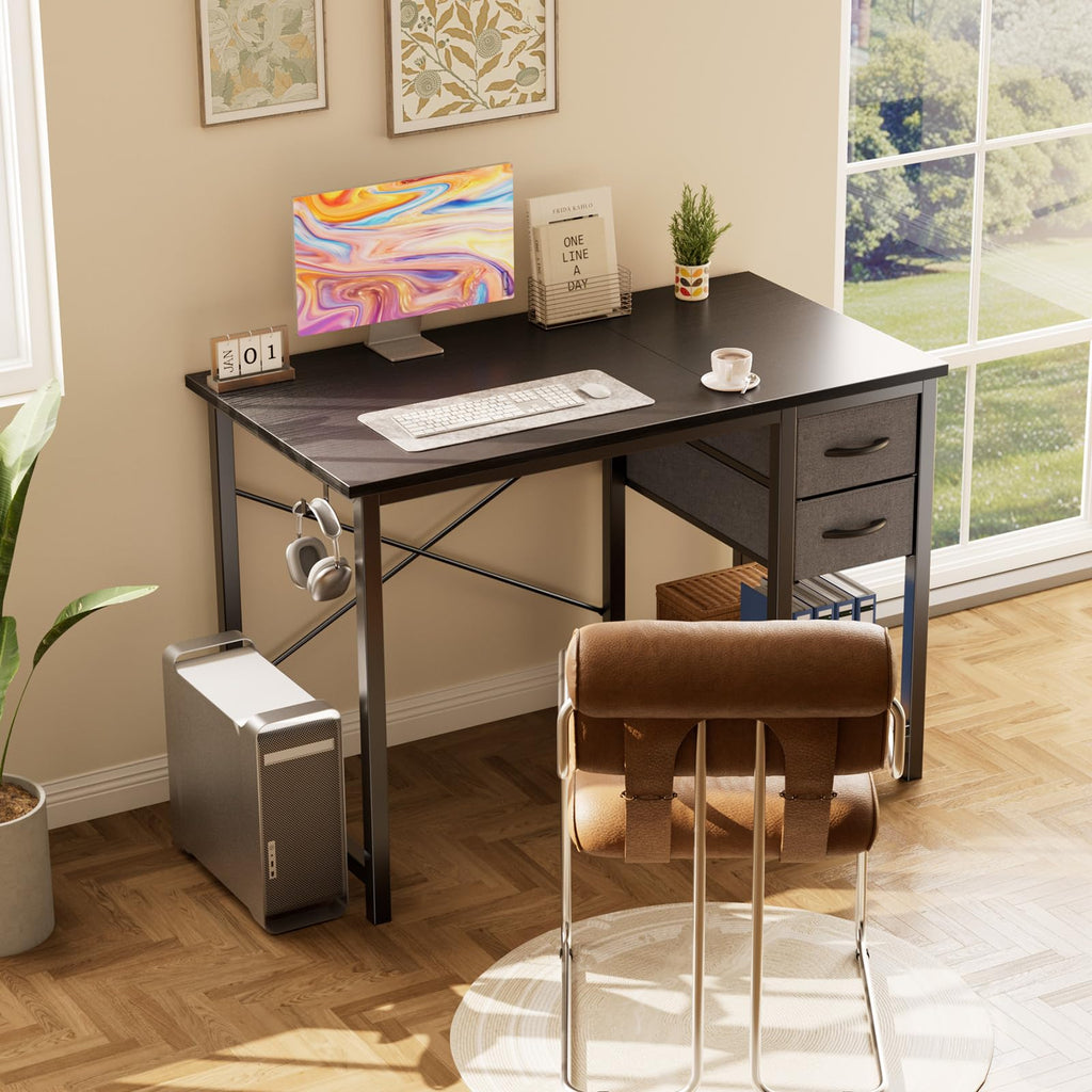 40-Inch Computer Desk with Drawers I55527