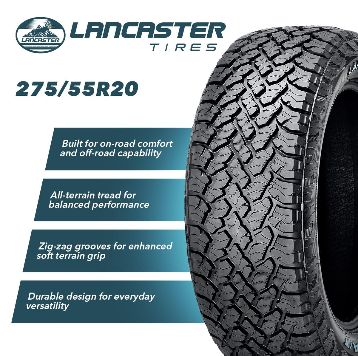 275/55R20 117H XL All Terrain Light Truck Tire V74199
