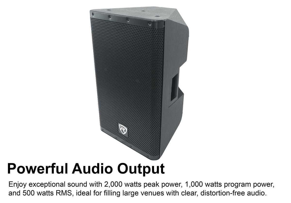 12" Powered DJ PA Speaker with Stand Q34238