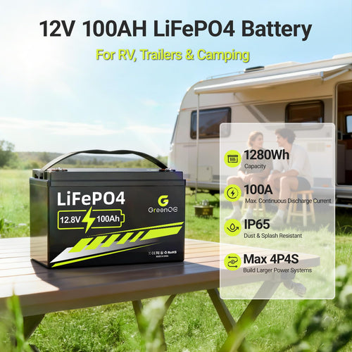 12V 100Ah LiFePO4 Deep Cycle Battery G602646