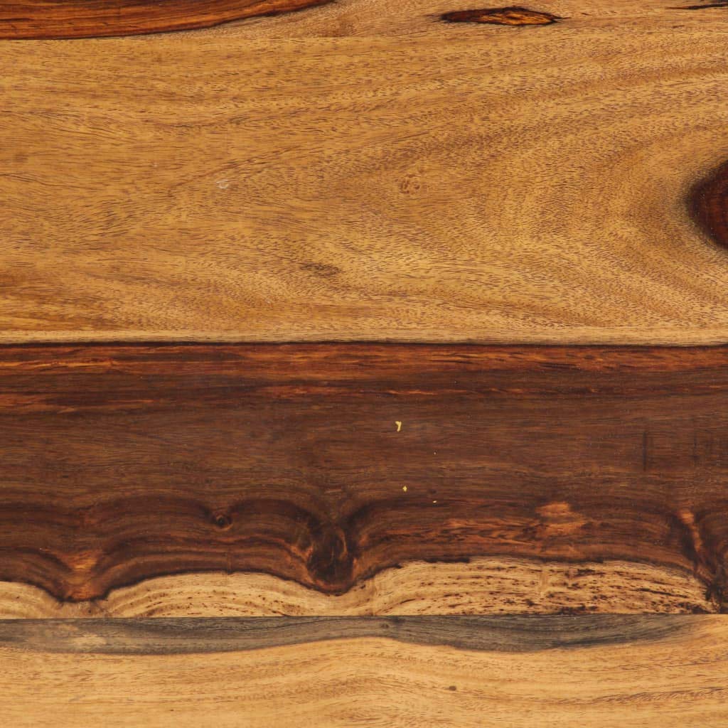Industrial Rectangle Coffee Table 47.2"x23.6"x15.7" Solid Sheesham Wood U52613