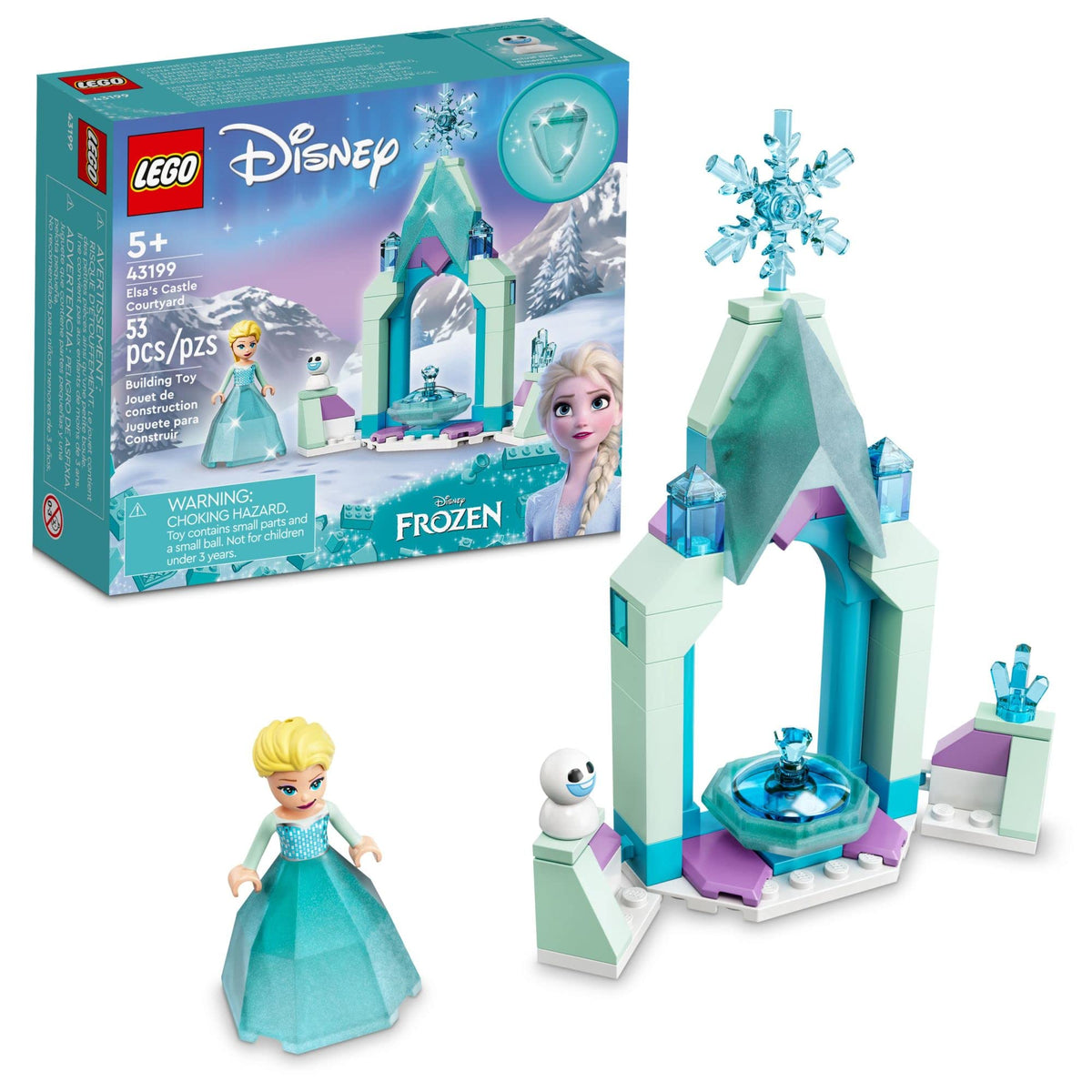 Building Set with Princess Elsa Mini Doll Figure A629119
