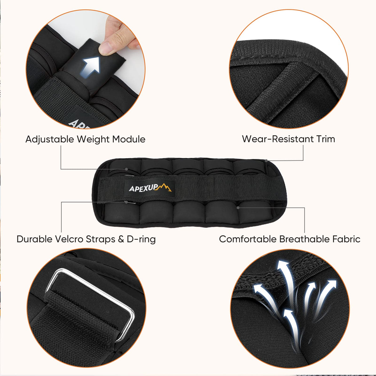 Adjustable Ankle Weights + Yoga Ball P195