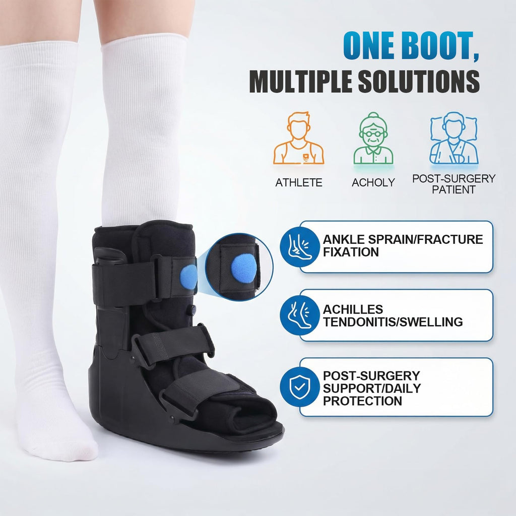 Inflatable Walker Fracture Boot with Replacement Sock Liner (Medium) Z656587