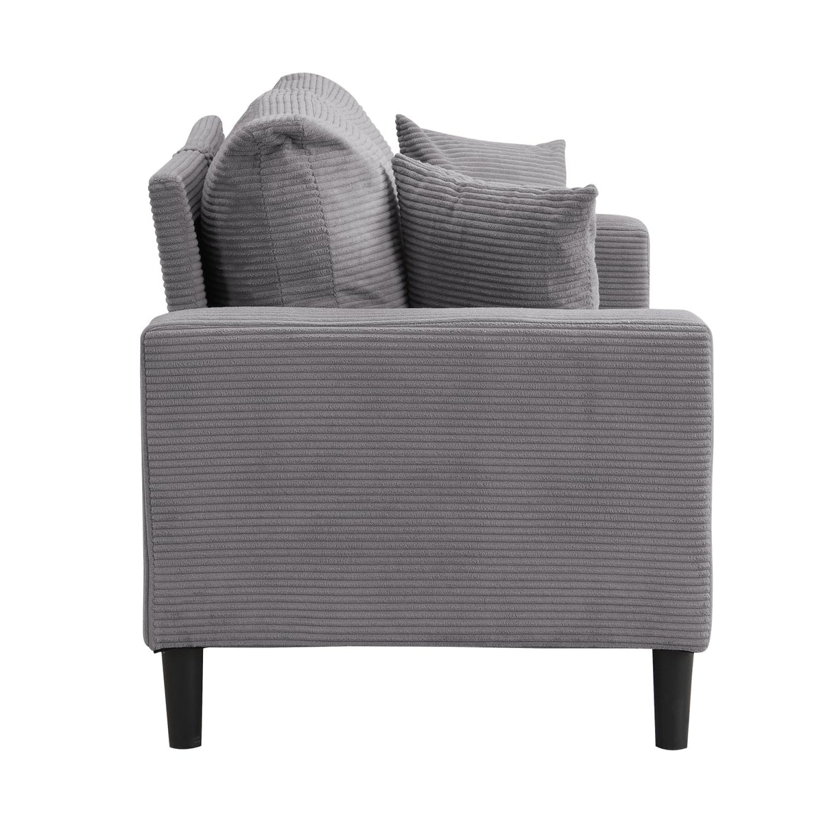Light Gray 2 Seat Loveseat Sofa J582910