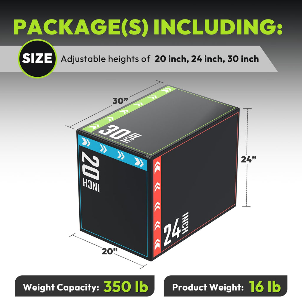 3-in-1 Plyometric Box U33216