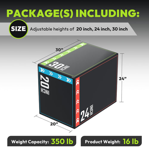 3-in-1 Plyometric Box U33216