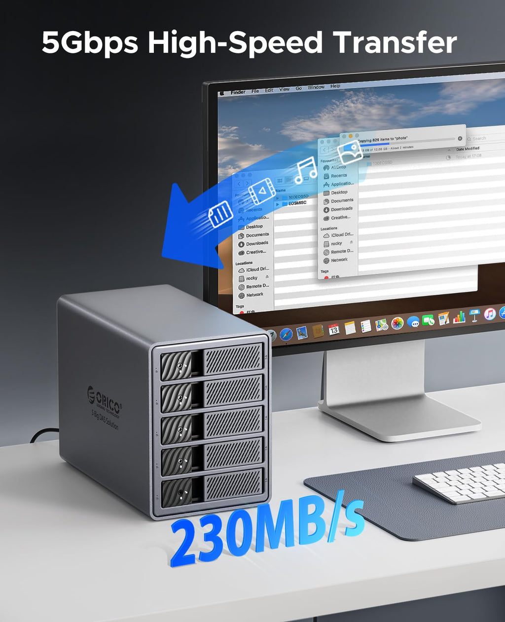 5 Bay HDD Enclosures U40911