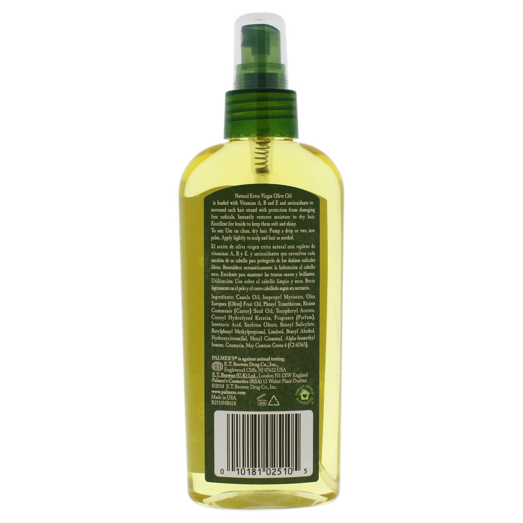 Hair Oil Spray Conditioner Olive Oil Formula 5.1 Oz Pack of 2 Y491