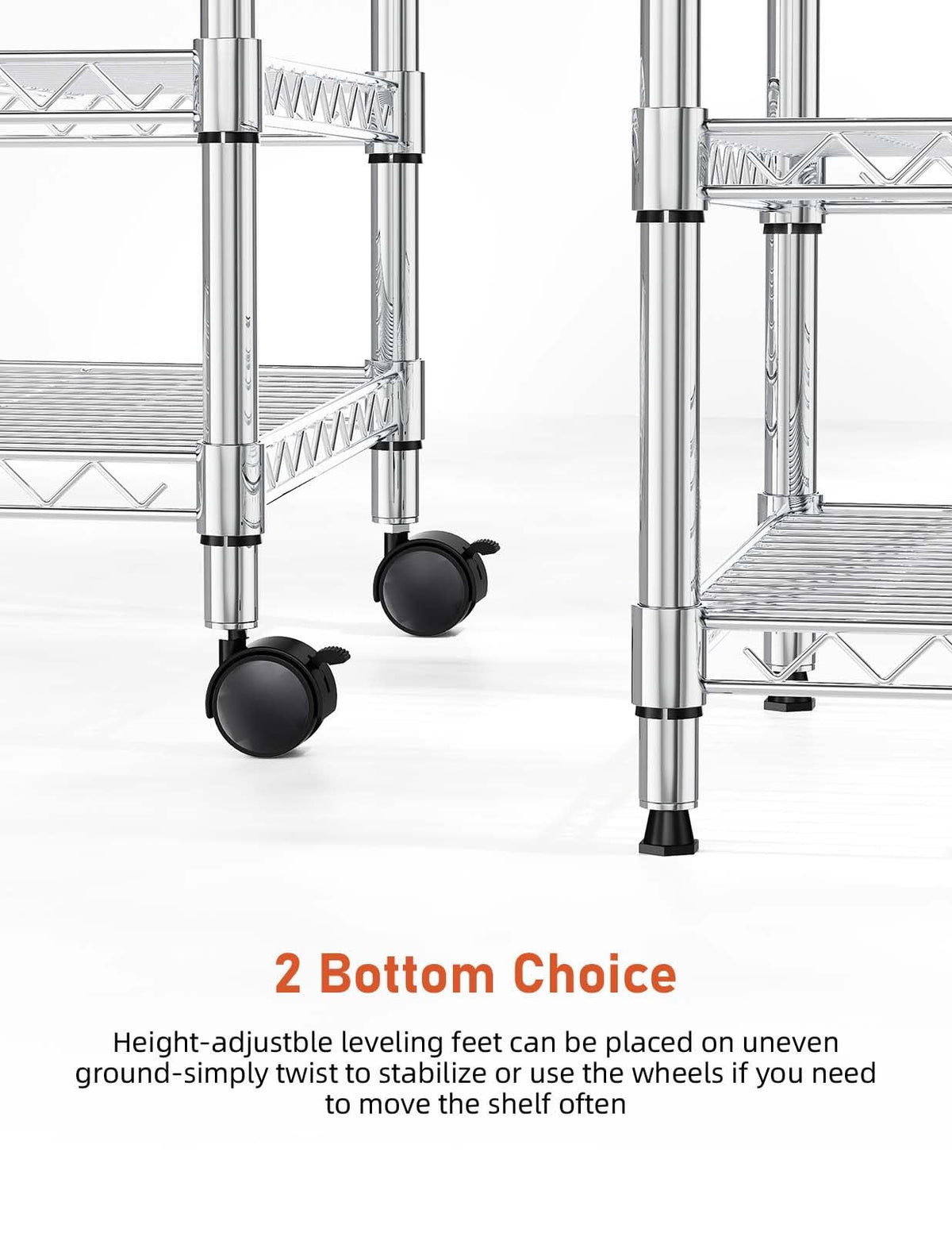 3 Tier Chrome Shelving Unit G685996