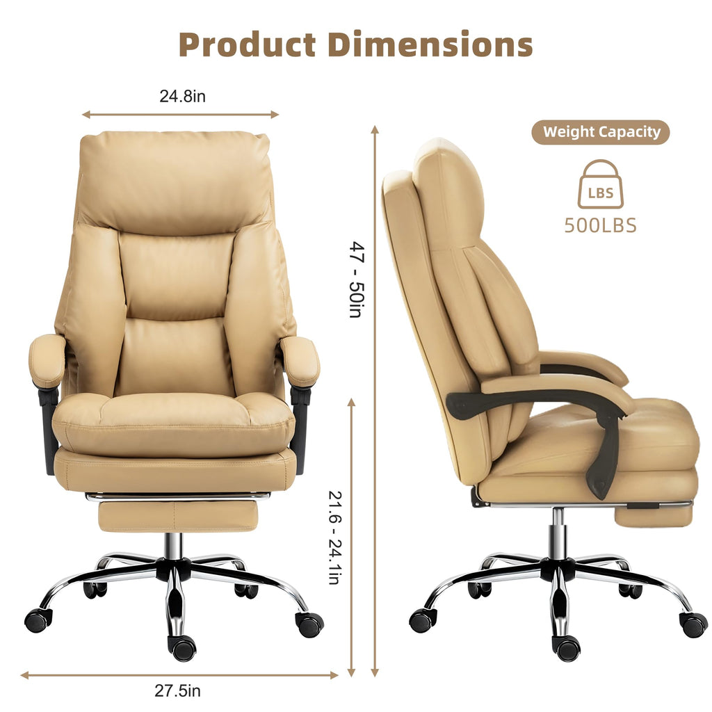 High Back Computer Chair with Soft Cushion E354