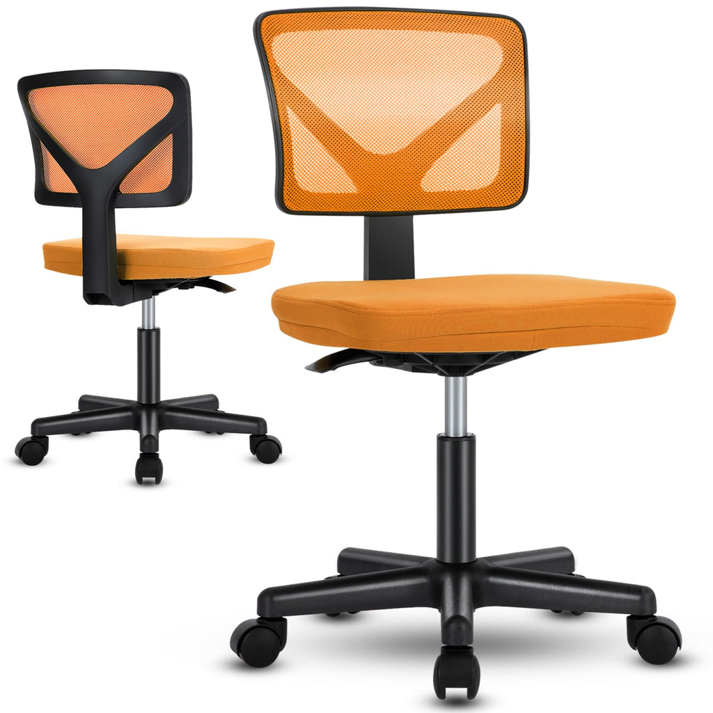 Armless Mesh Rolling Office Chair O53049