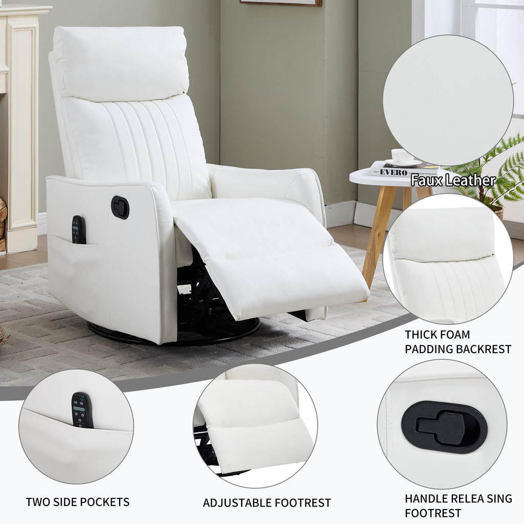 High Back Massage Recliner with Heat Y2354