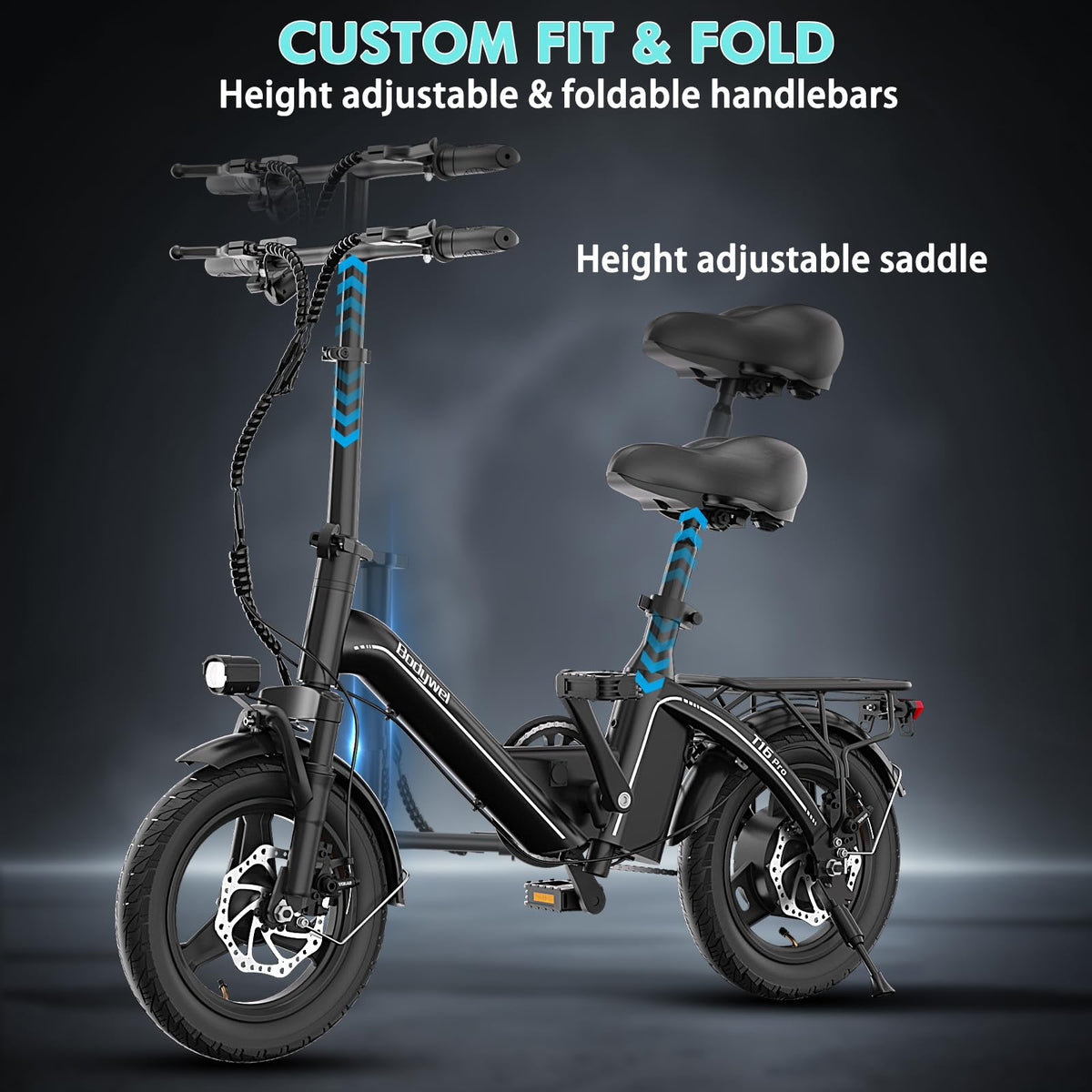 Folding Electric Bike 400W 36V 10Ah 14" O851