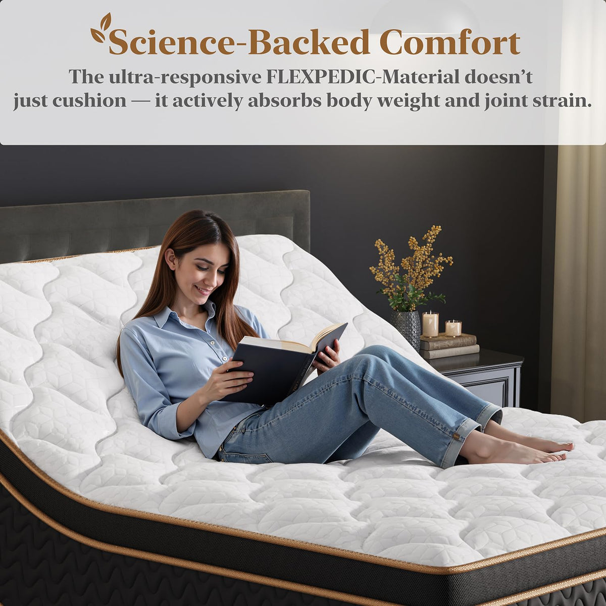 12 Inch Cooling Hybrid Mattress H95926