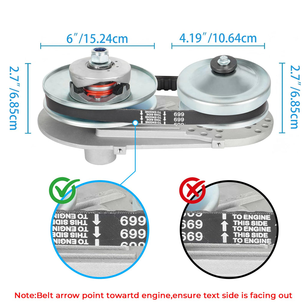 6.5 HP 3/4" Torque Converter U64304