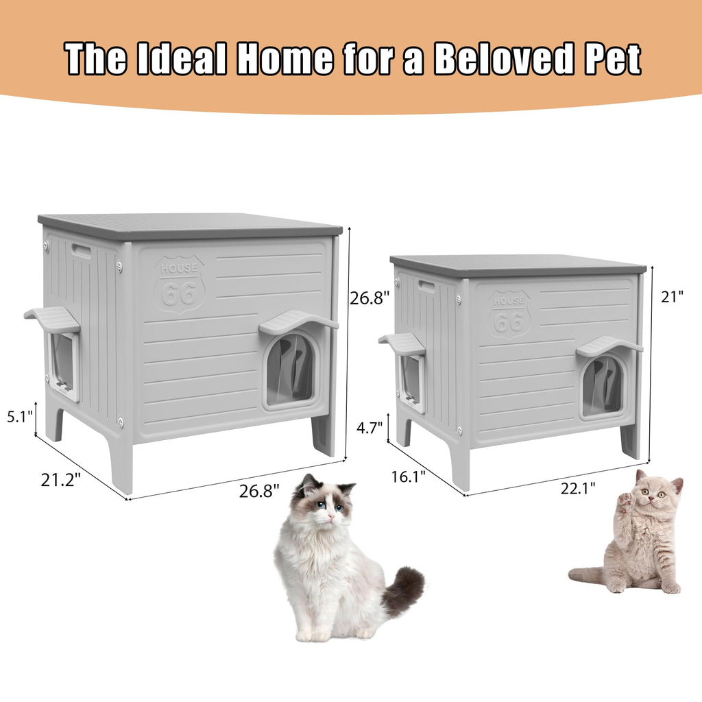 Insulated Heated Cat House Q815527