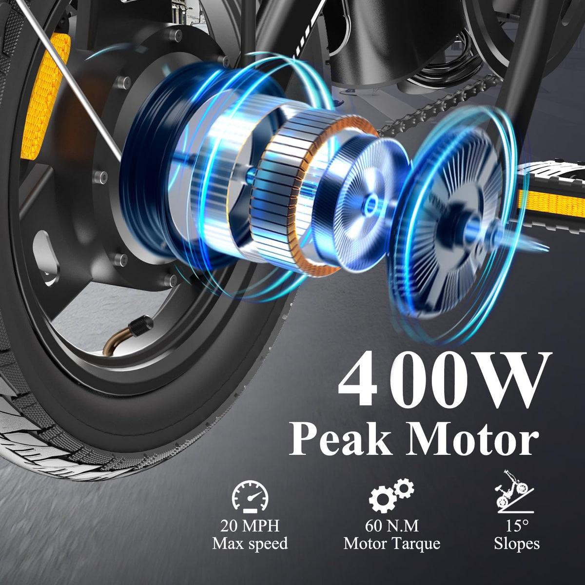 Folding Electric Bike 400W 36V 10Ah 14" O851