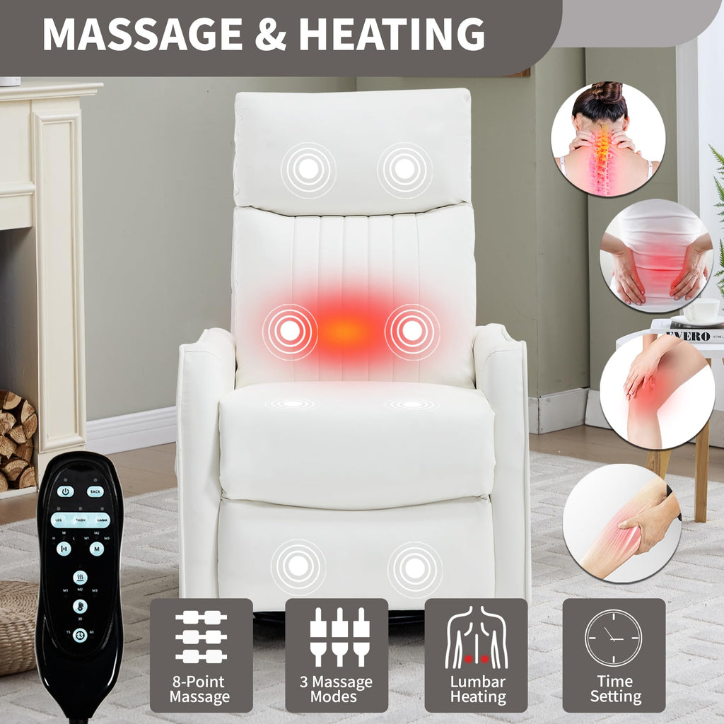High Back Massage Recliner with Heat Y2354