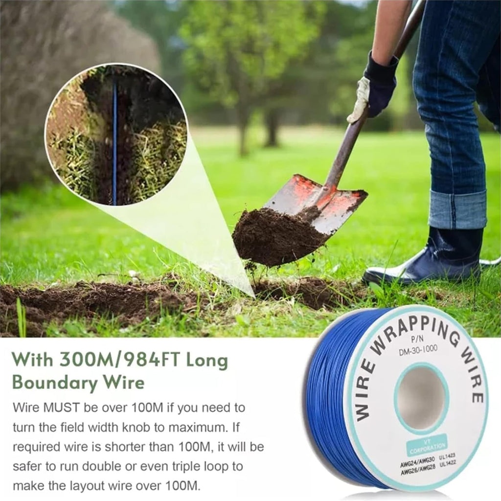 Electric Dog Fence, In-Ground Pet Containment System, Waterproof Training Collar H2864