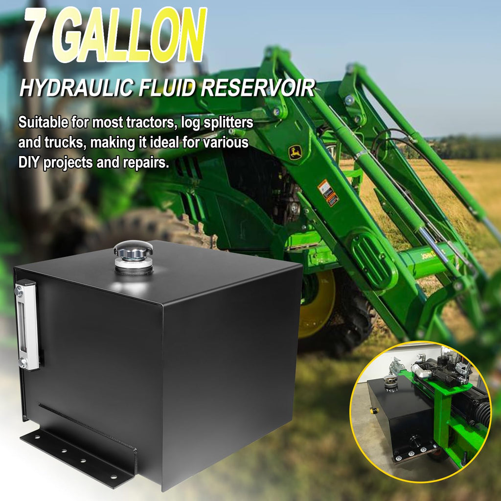 7 Gallon Hydraulic Fluid Reservoir Oil Tank D57586