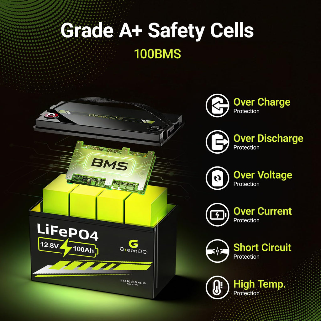 12V 100Ah LiFePO4 Deep Cycle Battery G602646