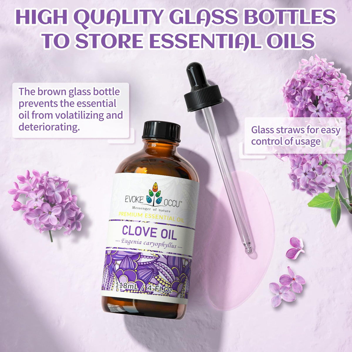 Clove and Lavender Essential Oil 4 Fl Oz K816927