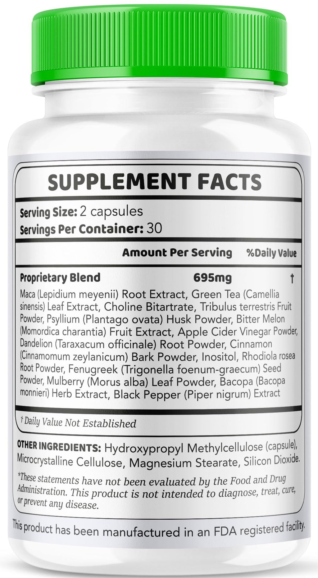 All Natural Glycogen Support Capsules, 180 Capsules D289148