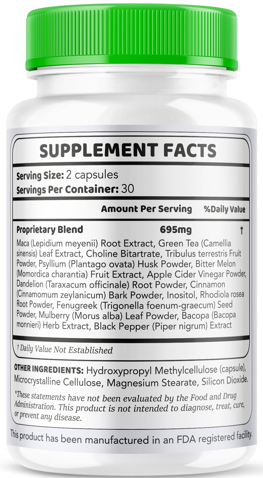 All Natural Glycogen Support Capsules, 180 Capsules D289148