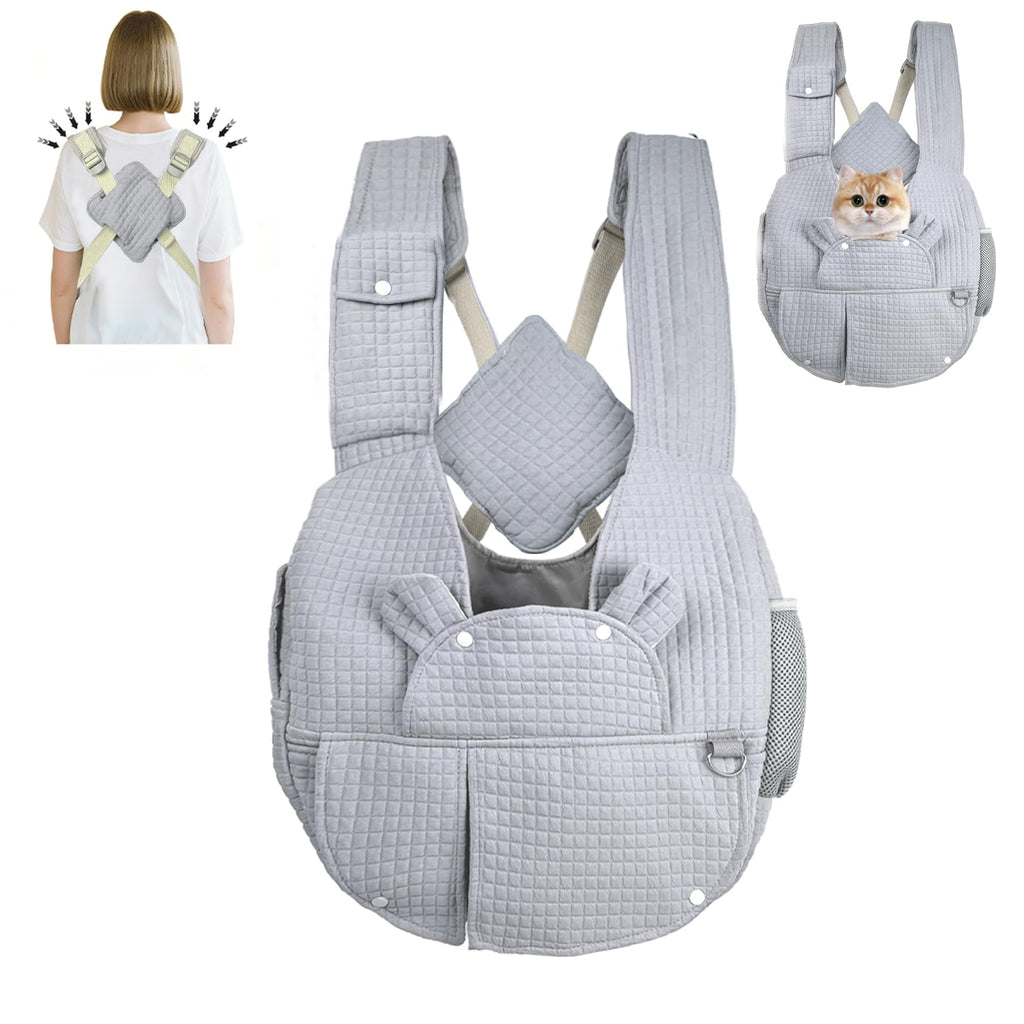 Portable Pet Front Backpack for Small Dogs and Cats J7061
