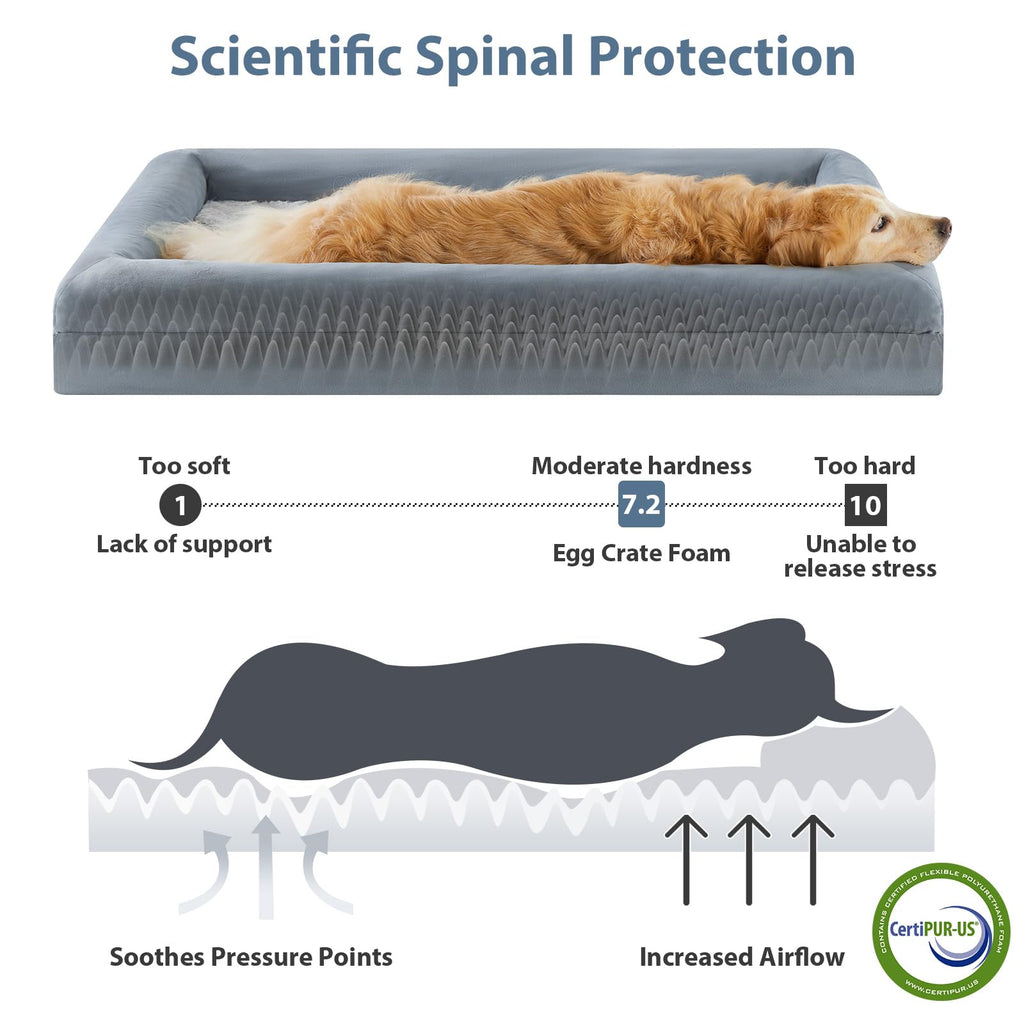 XL Extra Large Orthopedic Dog Bed E17044