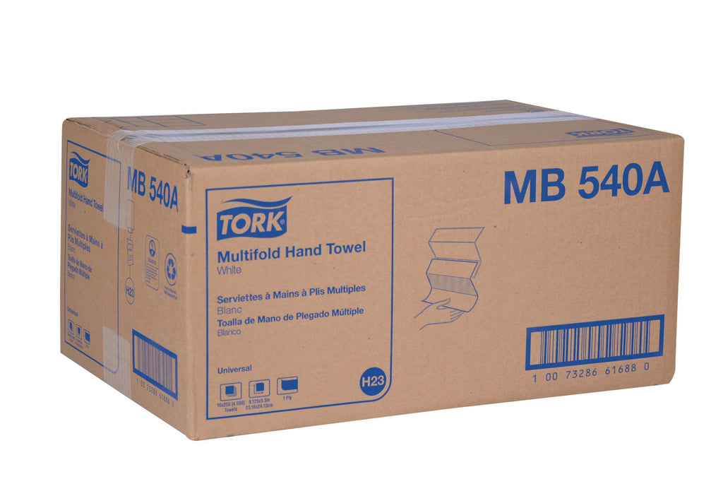 White Multifold Hand Towel, 16 x 250 Towels H462407