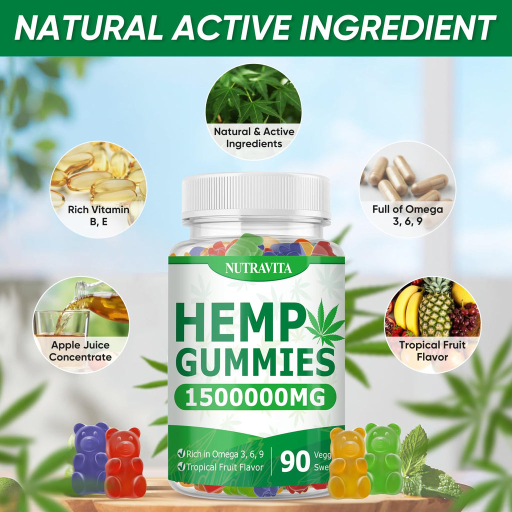 Hemp Gummies 90 Gummies Q876314