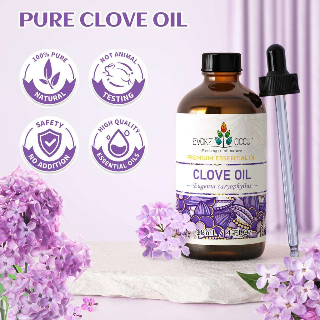 Clove and Lavender Essential Oil 4 Fl Oz K816927
