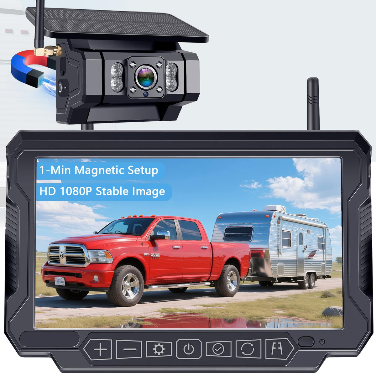 1080P Magnetic Wireless Backup Camera D9239