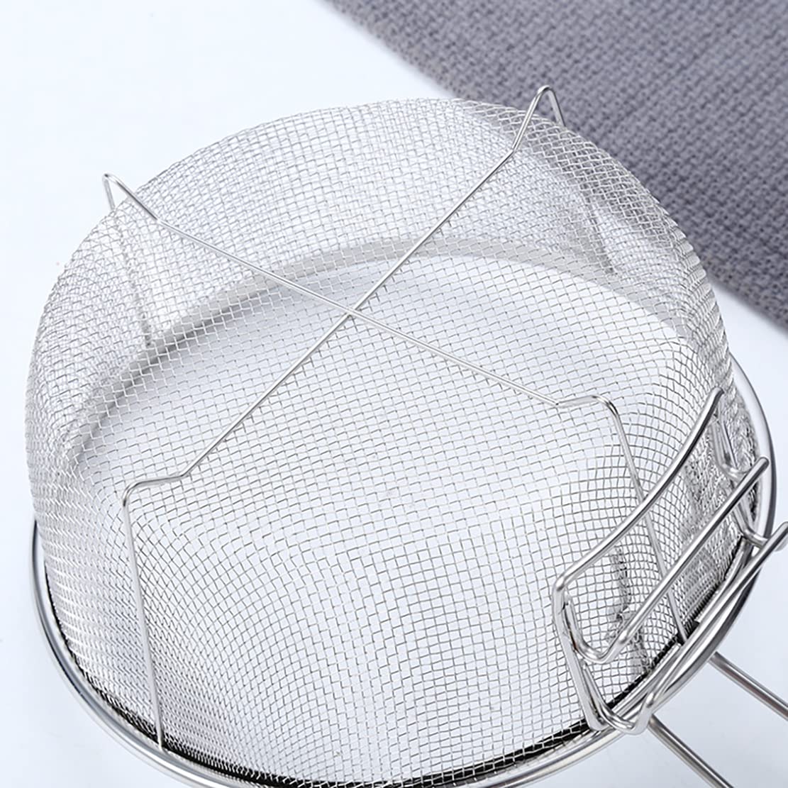 Stainless Steel Deep Fry Basket with Detachable Handle Z303