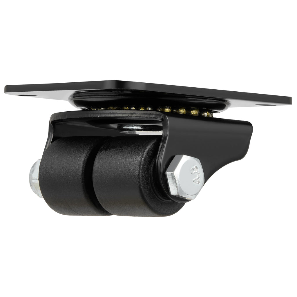 1 Inch Set of 4 Heavy Duty Swivel Caster Wheels Black W978942