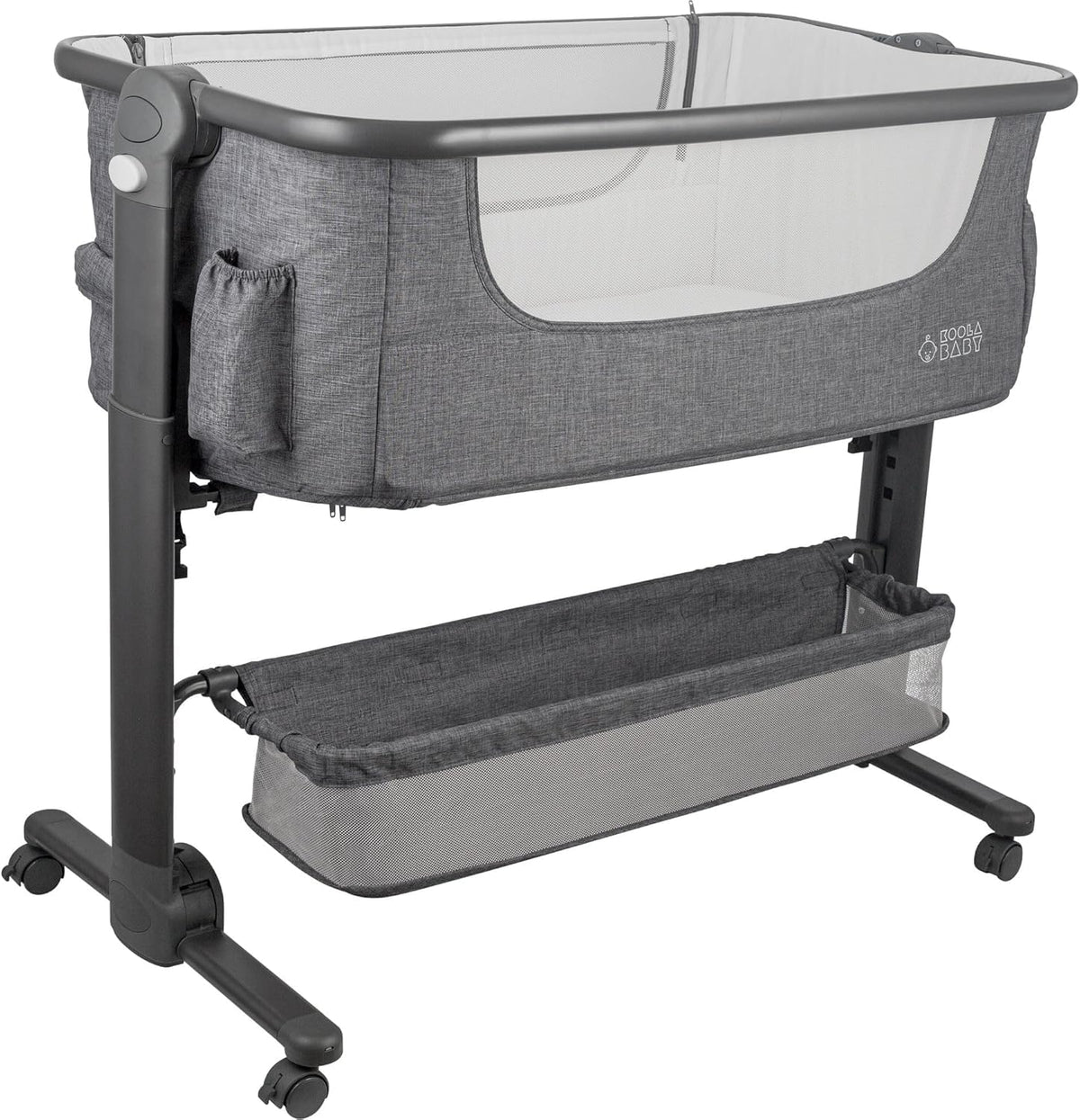 Baby Bassinet Bedside Sleeper Portable Crib with Storage Basket M755378