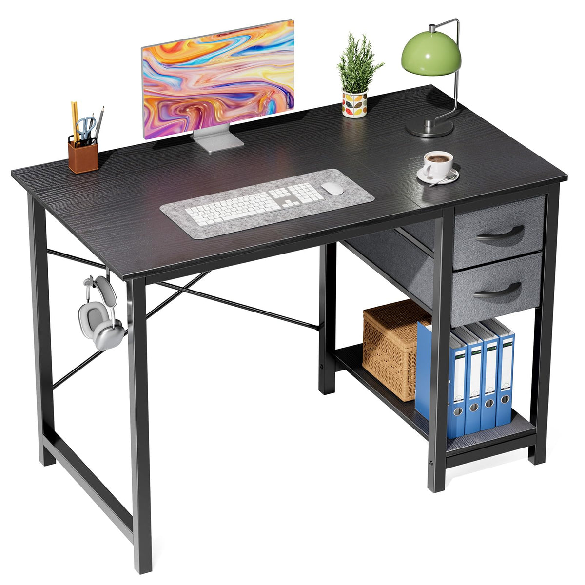 40-Inch Computer Desk with Drawers I55527