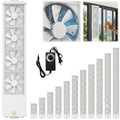 Window Exhaust Fan Reversible Airflow Variable Speed Retractable I64683
