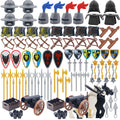 Building Block Medieval Weapon Armor Swords Helmet Horse C1997