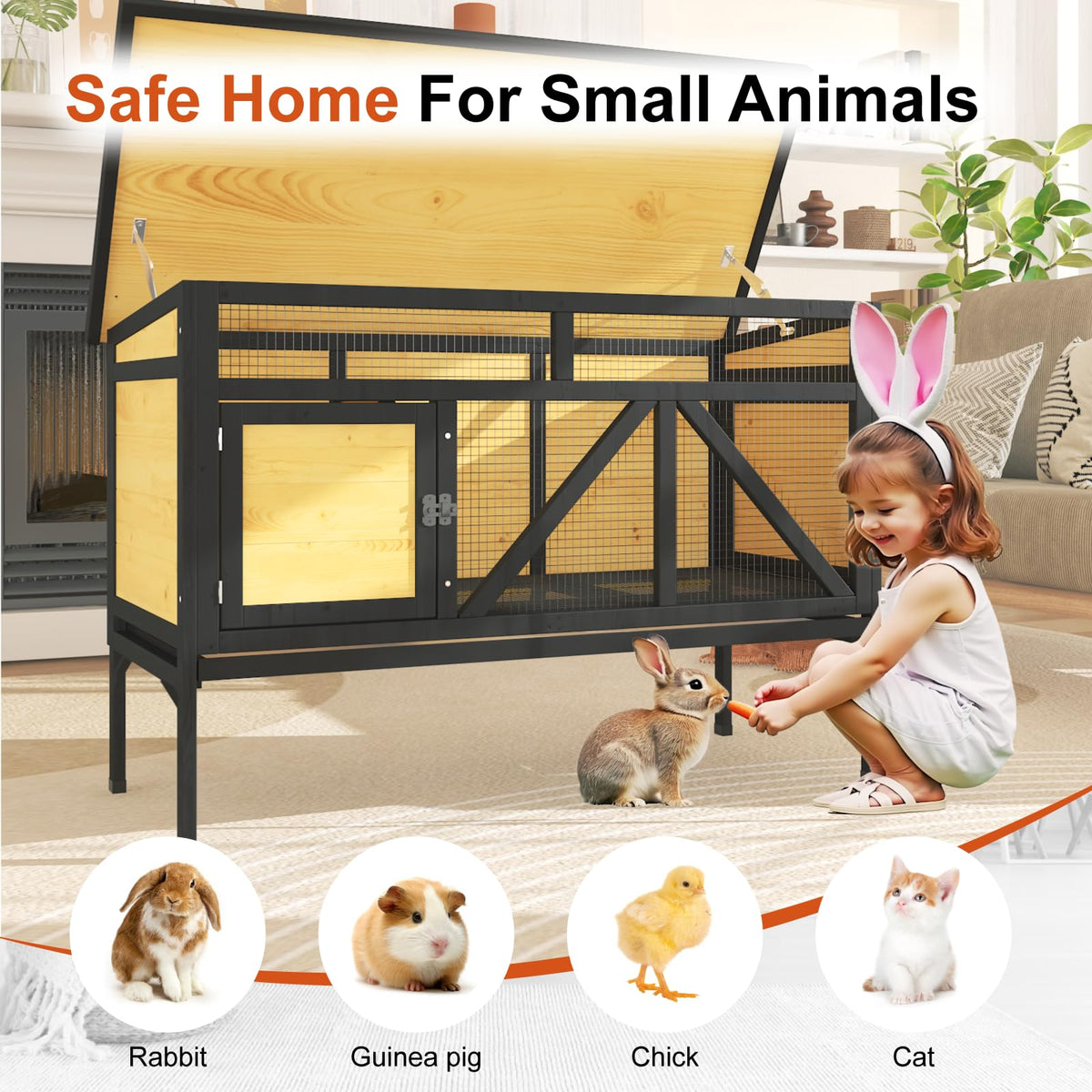 46.7" Rabbit Cage N780
