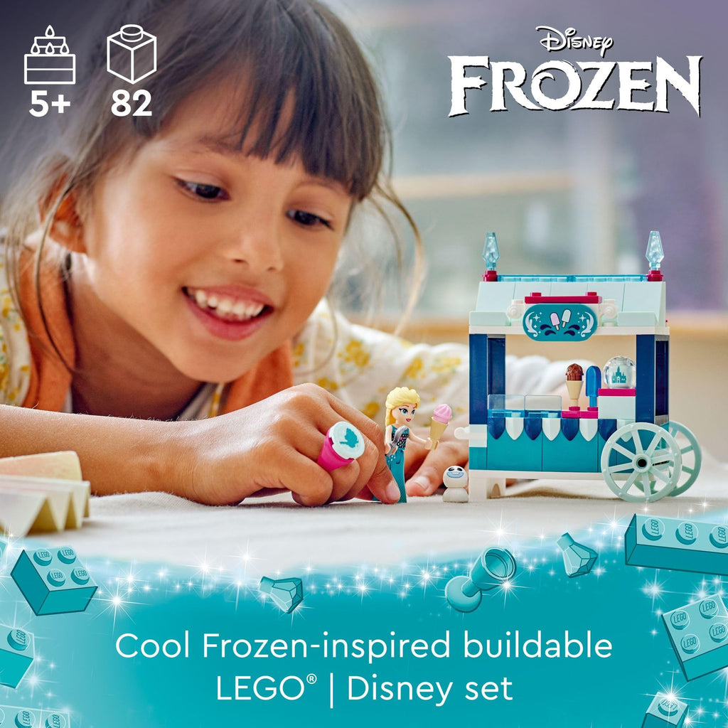 Frozen Building Set with Elsa Mini-Doll and Snowgie Figure Y7310