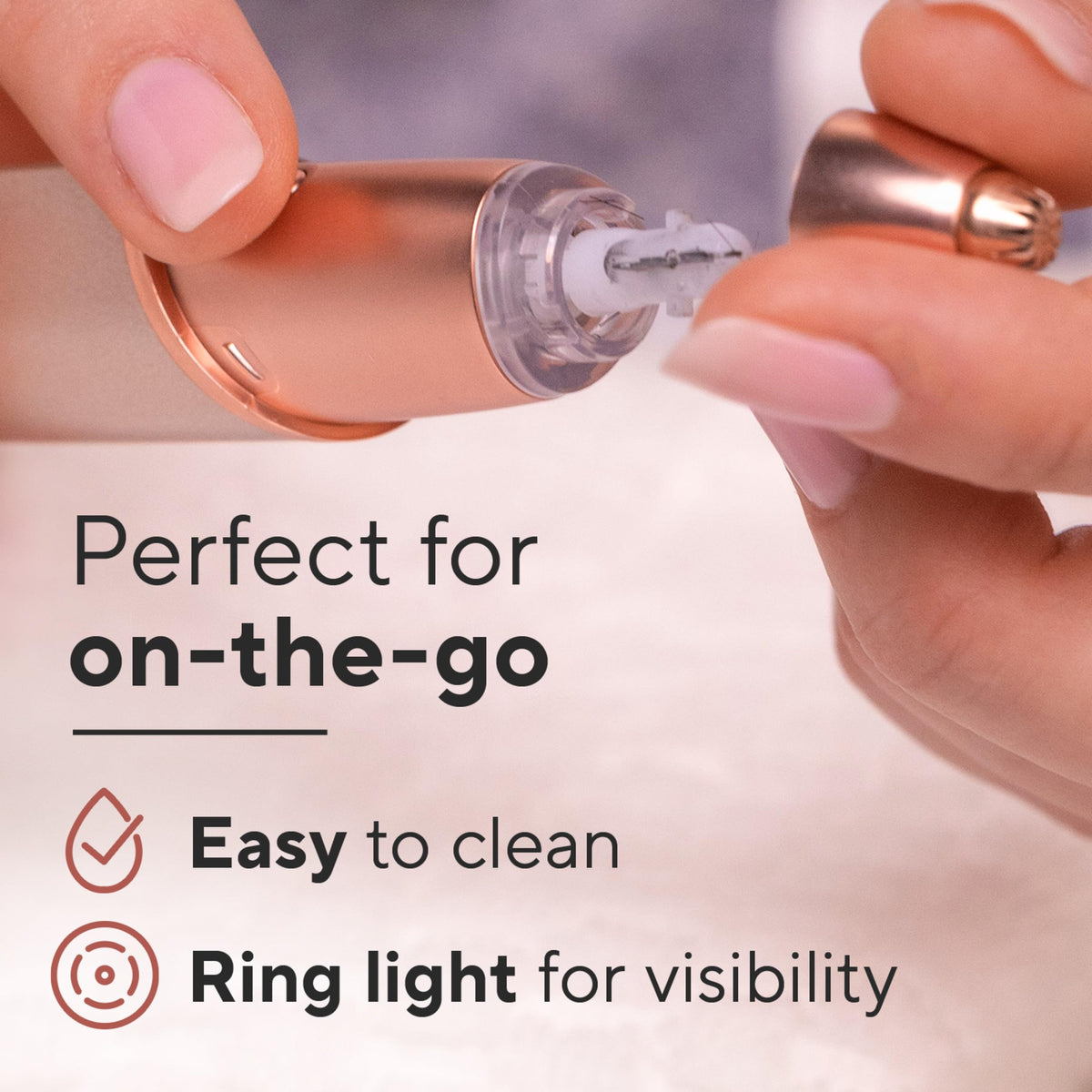 Electric Eyebrow Hair Remover with LED Light O92569